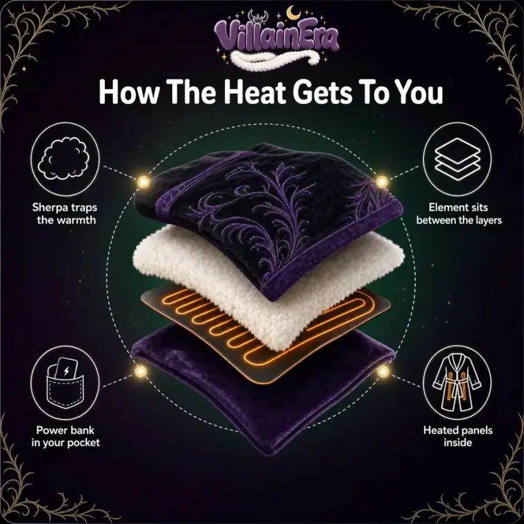 TheVillainEra Heated Robe, image 9
