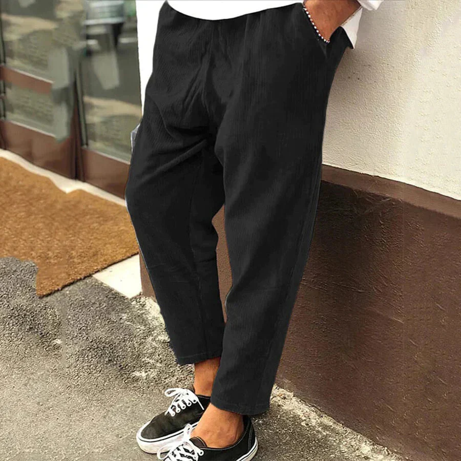 Everyday Essentials | Men's Pants with Elastic Waistband