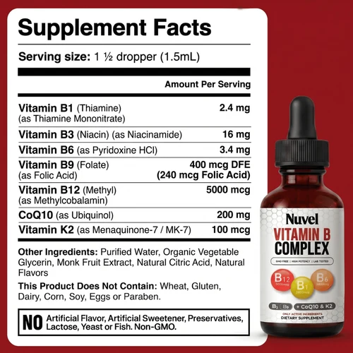 Active B-Complex with CoQ10 & K2