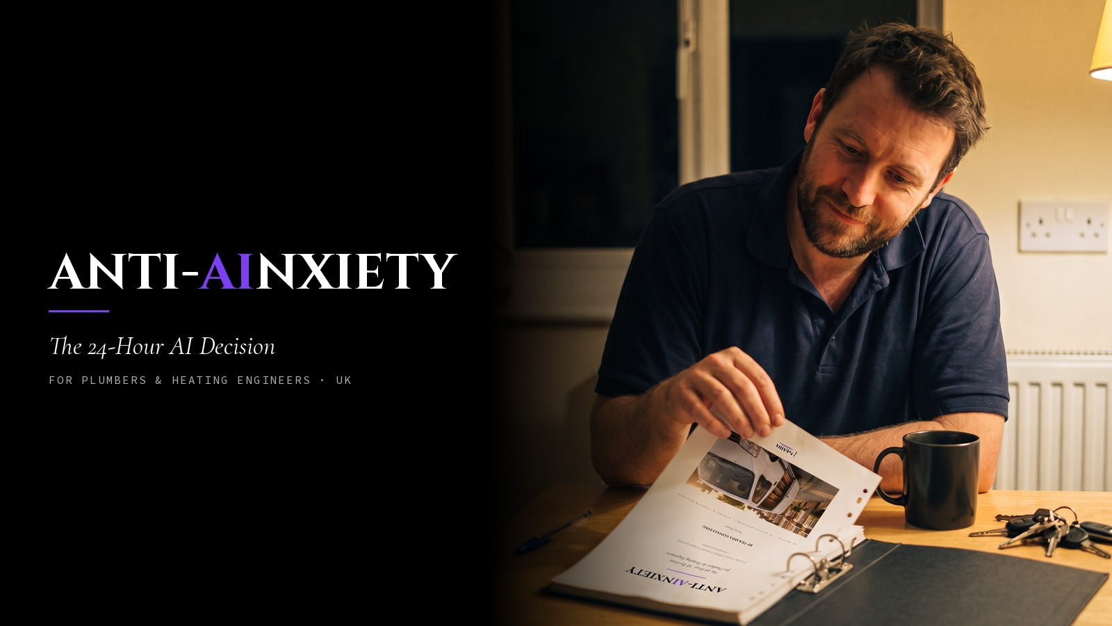 ANTI-AInxiety — The 24-Hour AI Decision for Plumbers & Heating Engineers (UK)