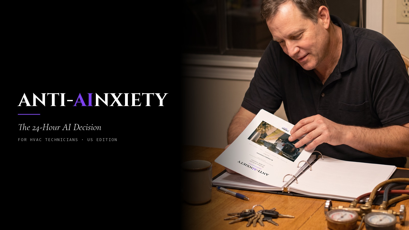 ANTI-AInxiety — The 24-Hour AI Decision for HVAC Technicians (US Edition)