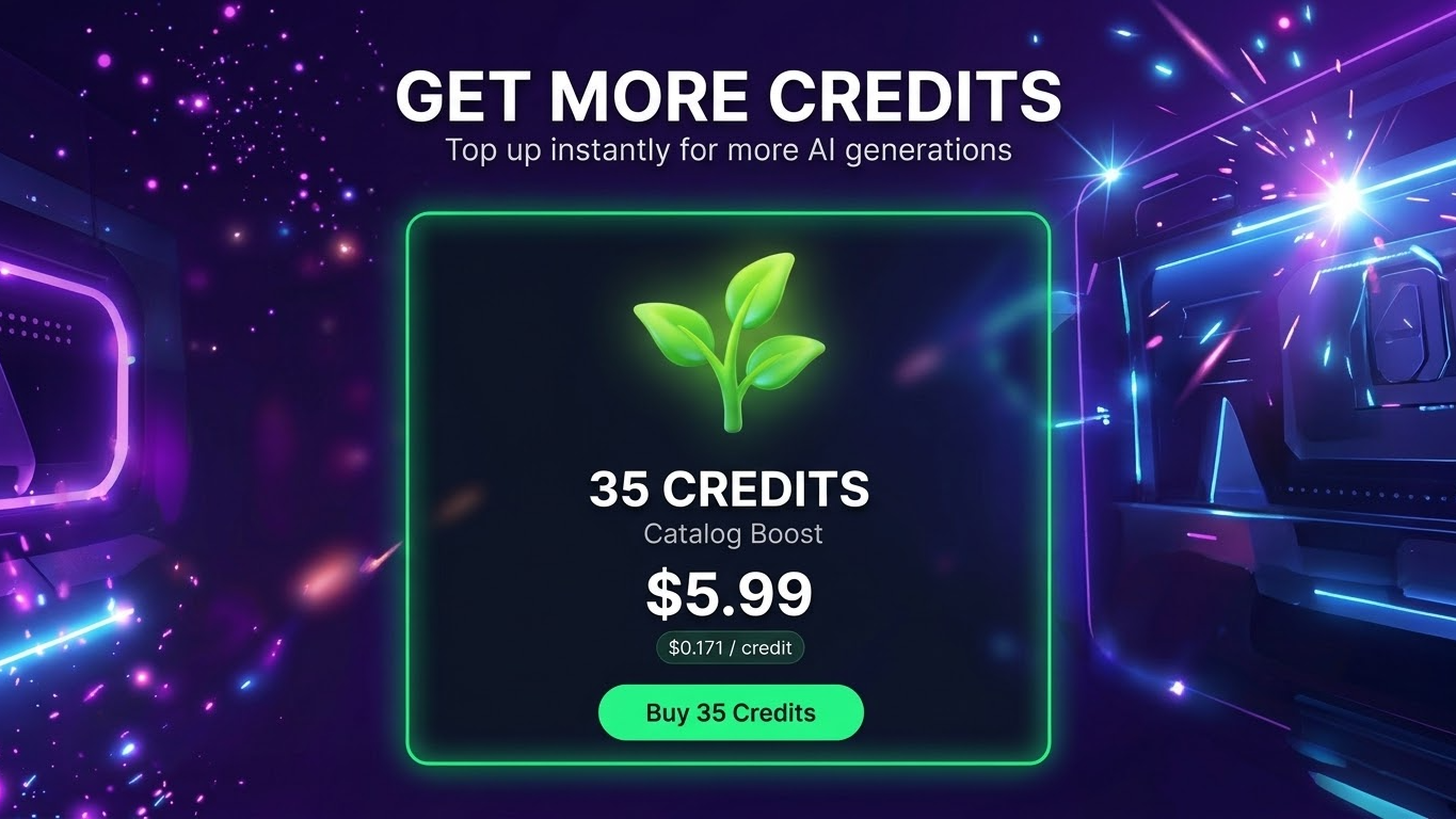 DropStudio AI - 35 Credits Top-Up