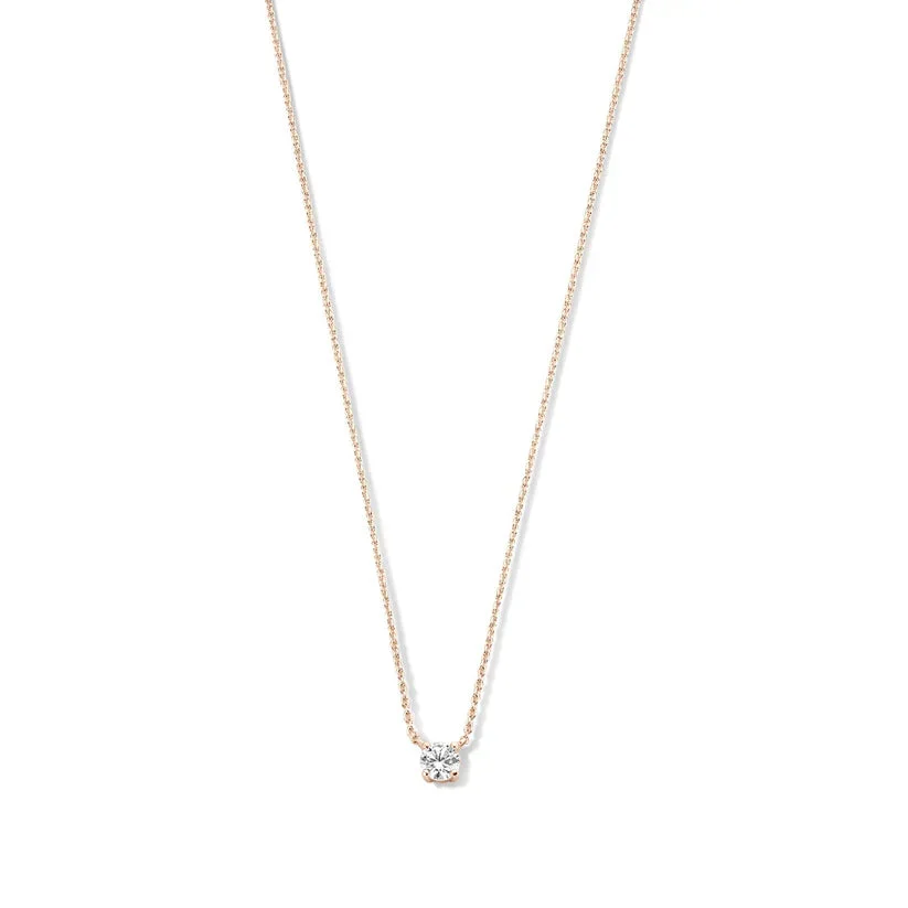 Cléa Stone Necklace | White Gold