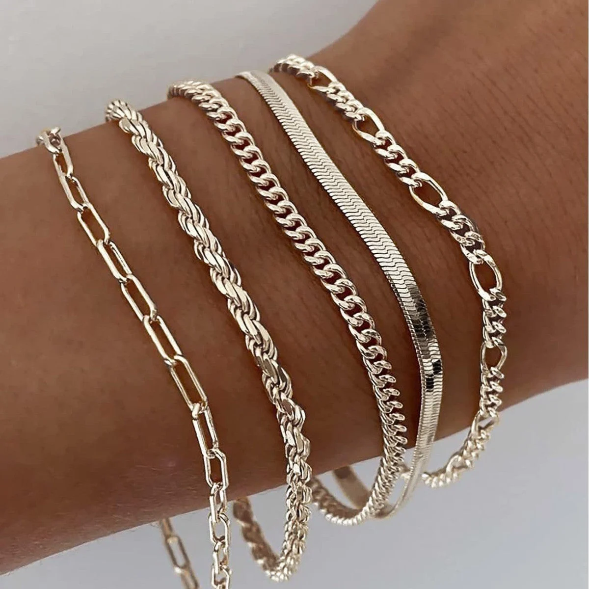 Ellis Renner Bracelet Set | White Gold