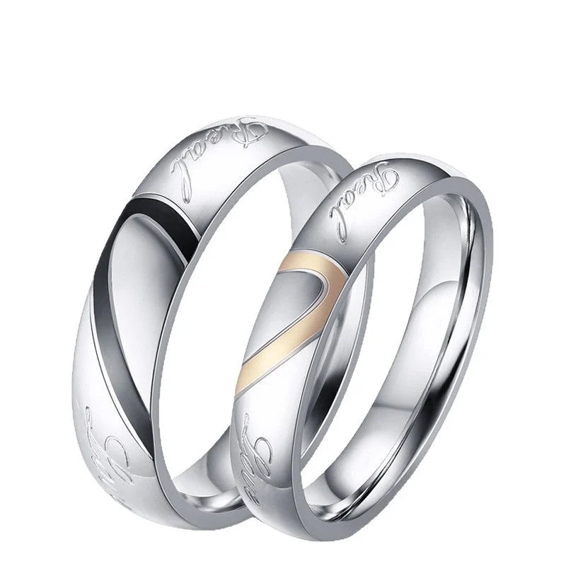 Eternal Couple Ring | White Gold