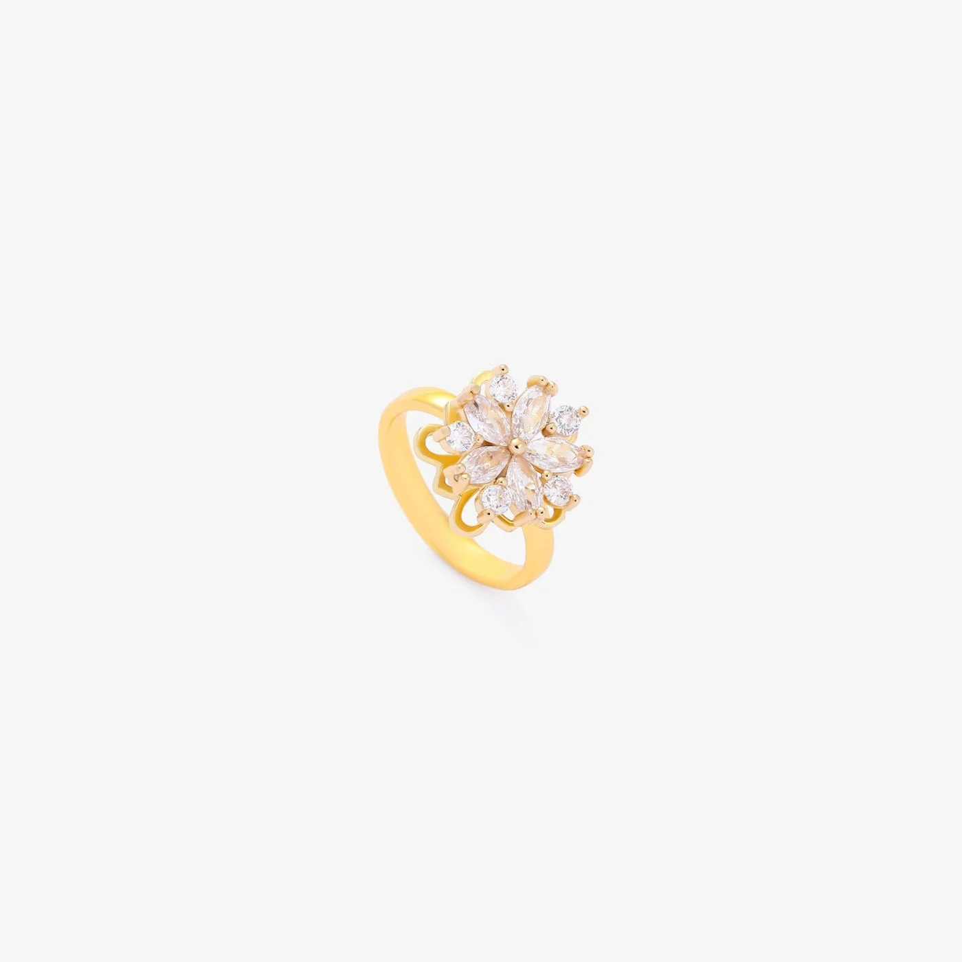 Flora Accent Spinning Ring | Gold