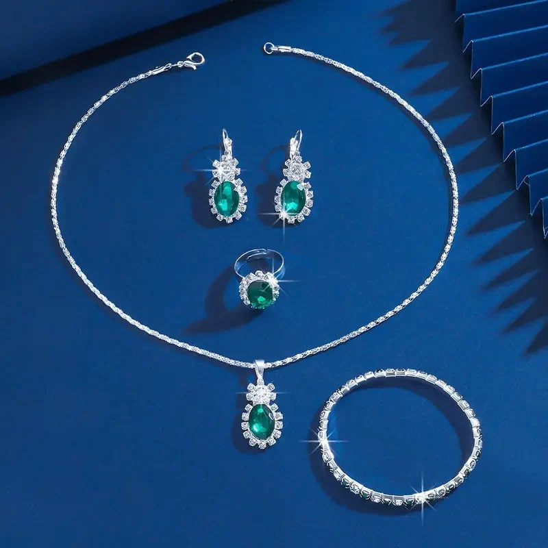 Seloria Grevalyn Jewelry Set | White Gold