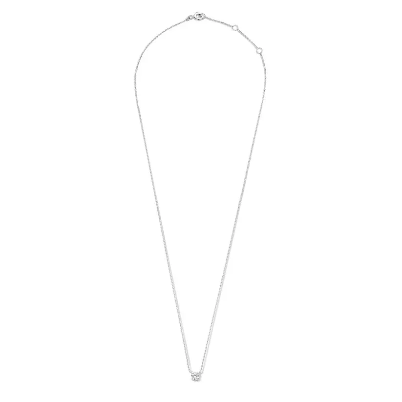 Cléa Stone Necklace | White Gold