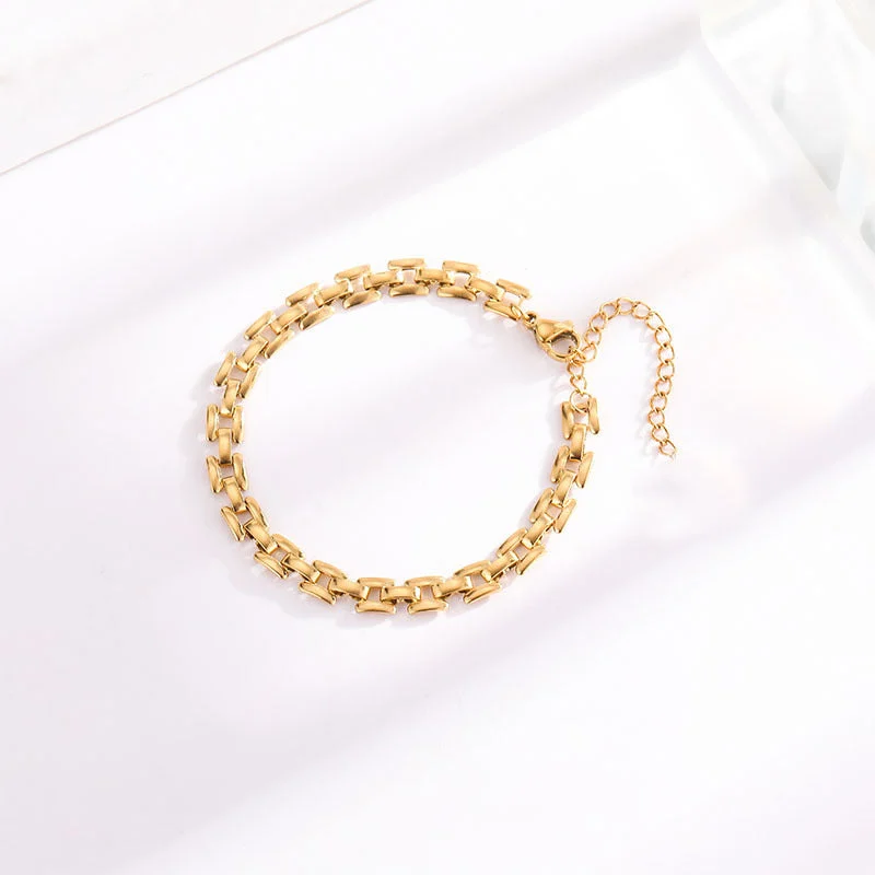Timepiece Chain Bracelet | Gold