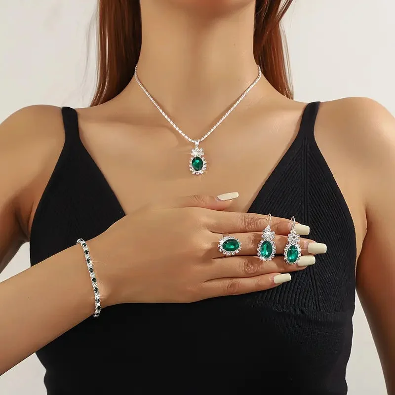 Seloria Grevalyn Jewelry Set | White Gold