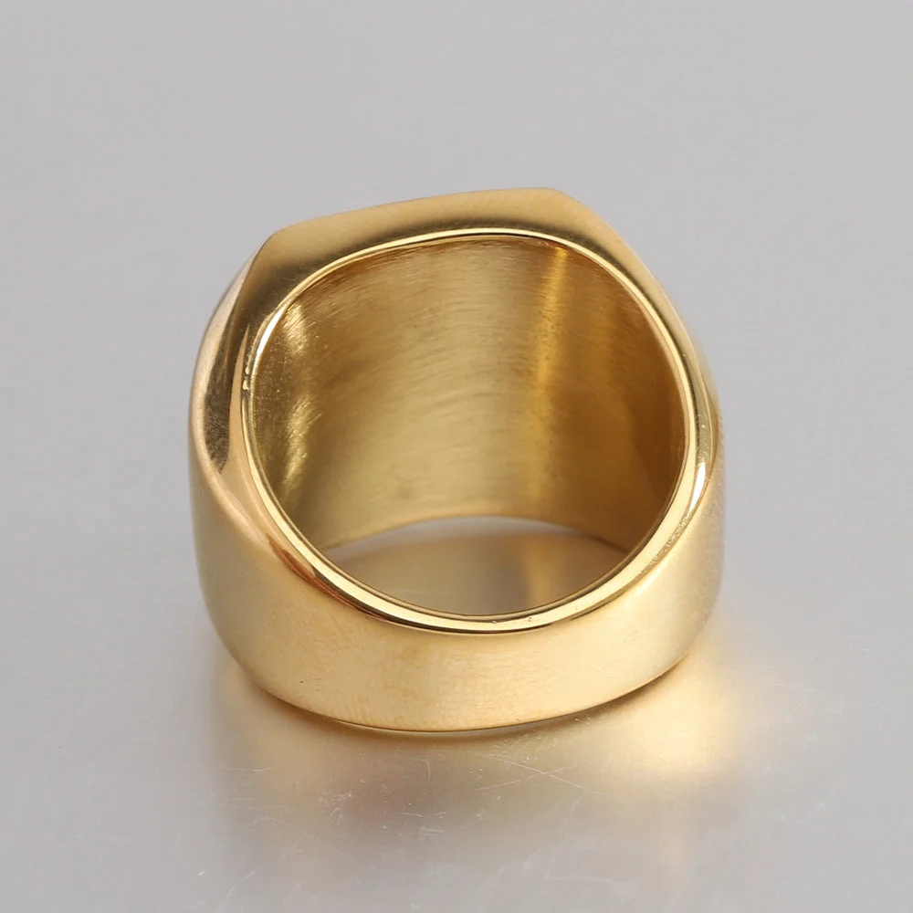 Classic Noble Initial Ring | Gold