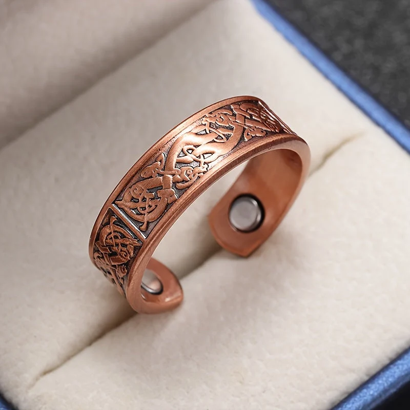 Saoirse Crest Copper Ring