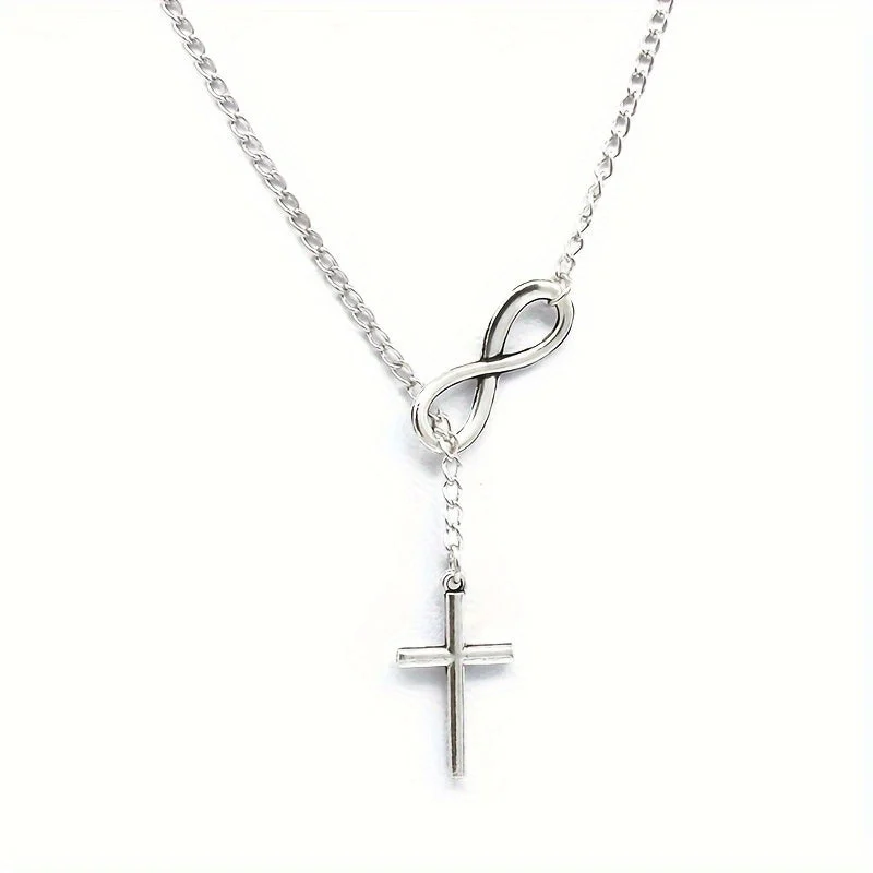 Eternal Cross Pendant Necklace | Gold