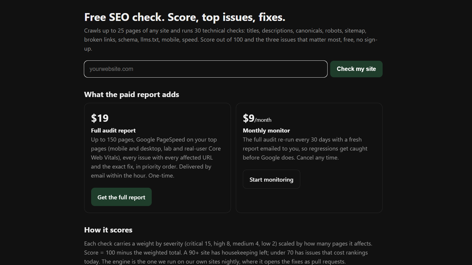 Website SEO Audit Report