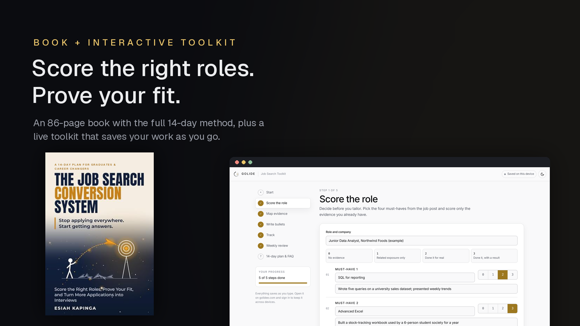 Job Search Conversion System: Book + Interactive Toolkit