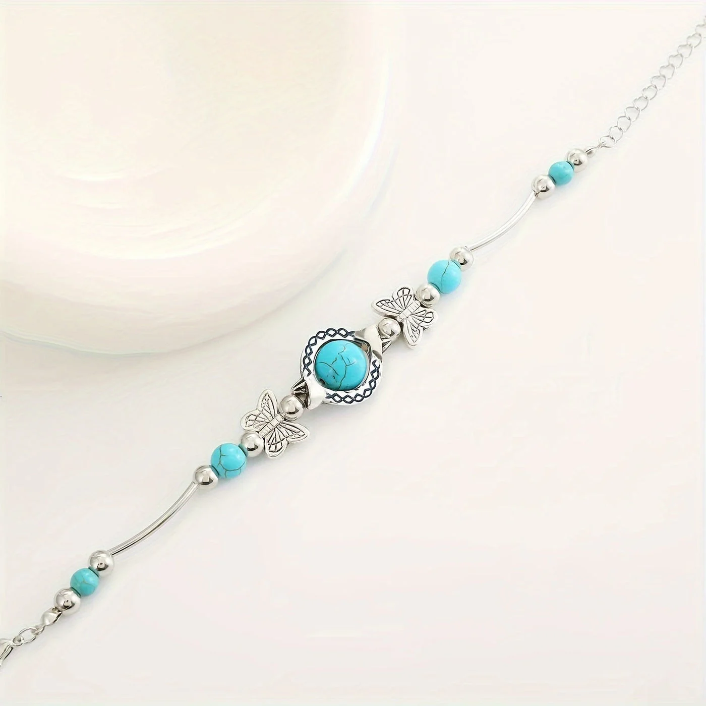 Oasis Butterfly Drift Bracelet | White Gold