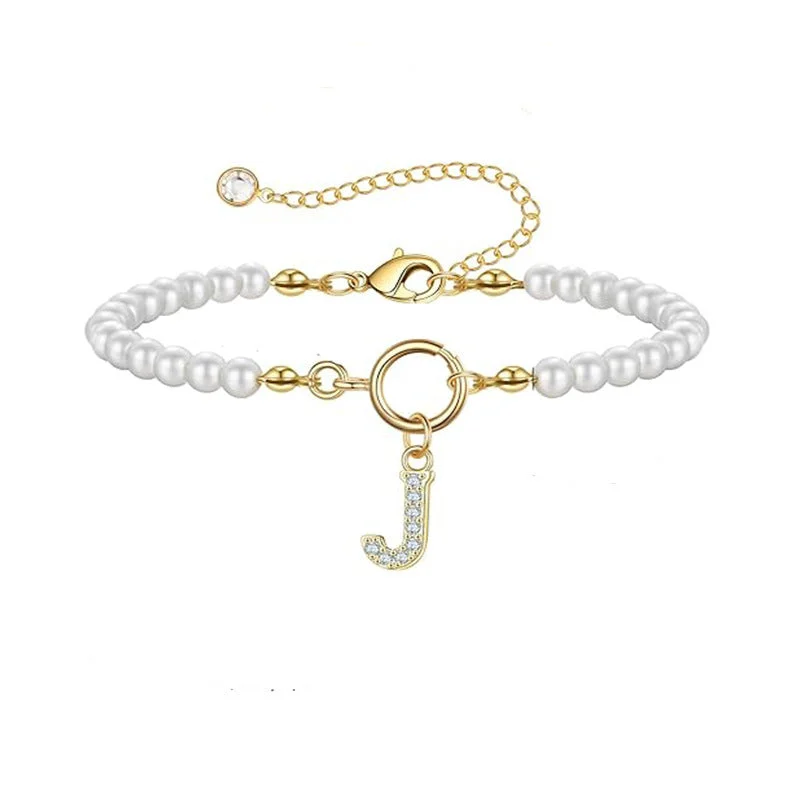 Auden Clé Letter Bracelet | Gold