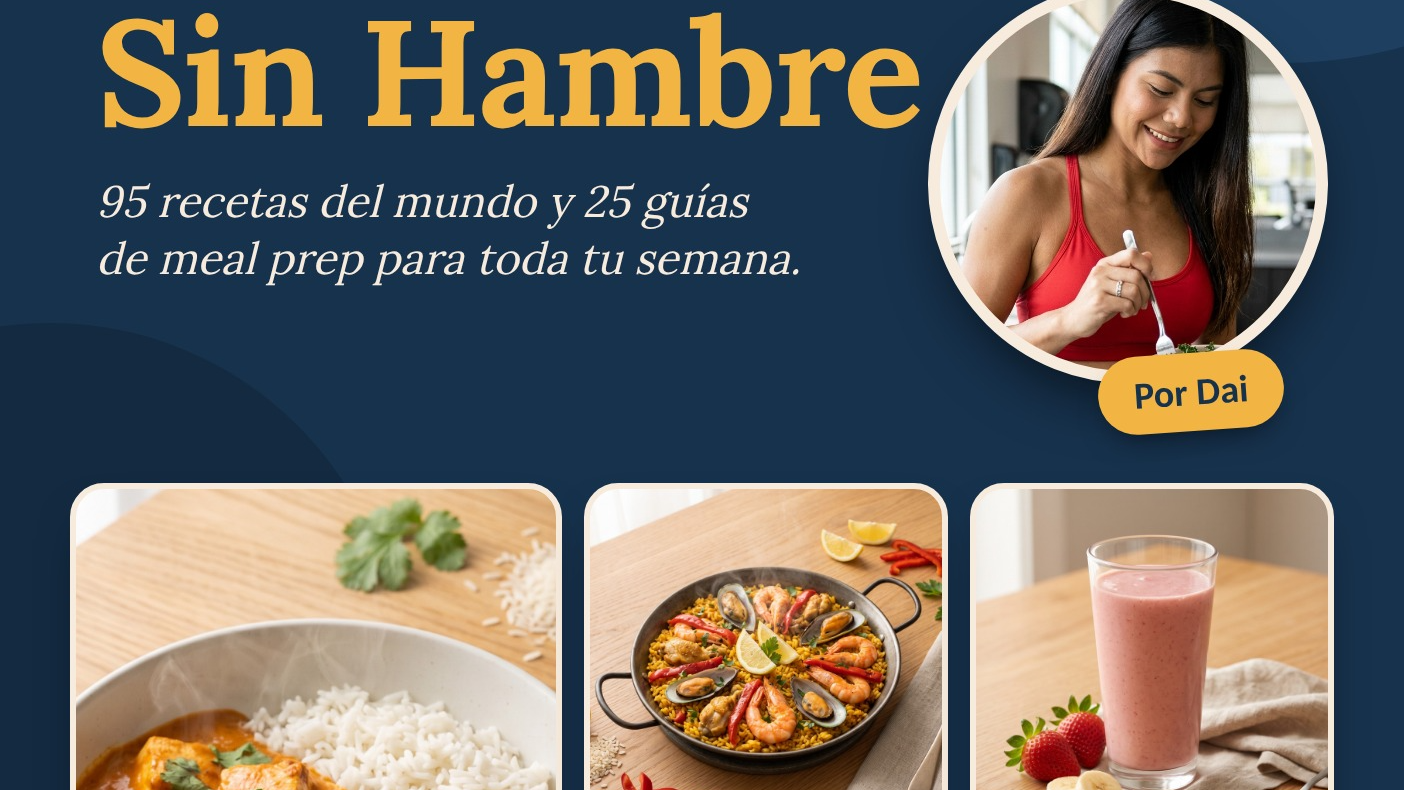 120 Recetas Sin Hambre — Vol. 2 · Sabores del Mundo y Meal Prep