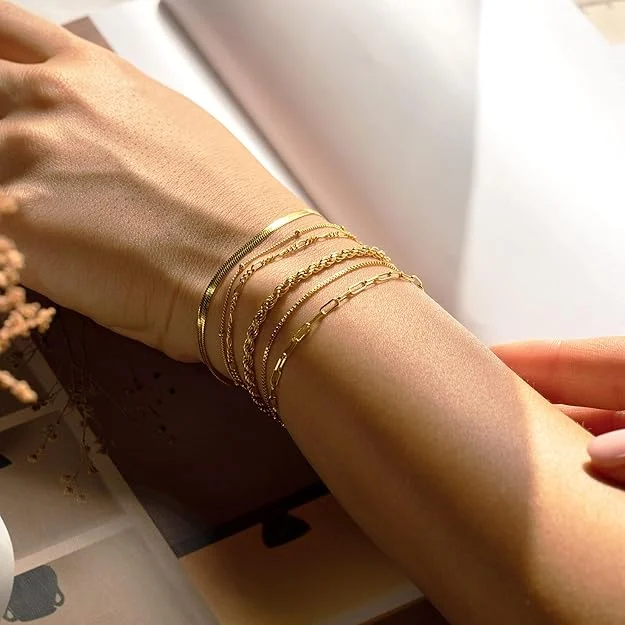 Isabella Vernetta bracelet set | White Gold