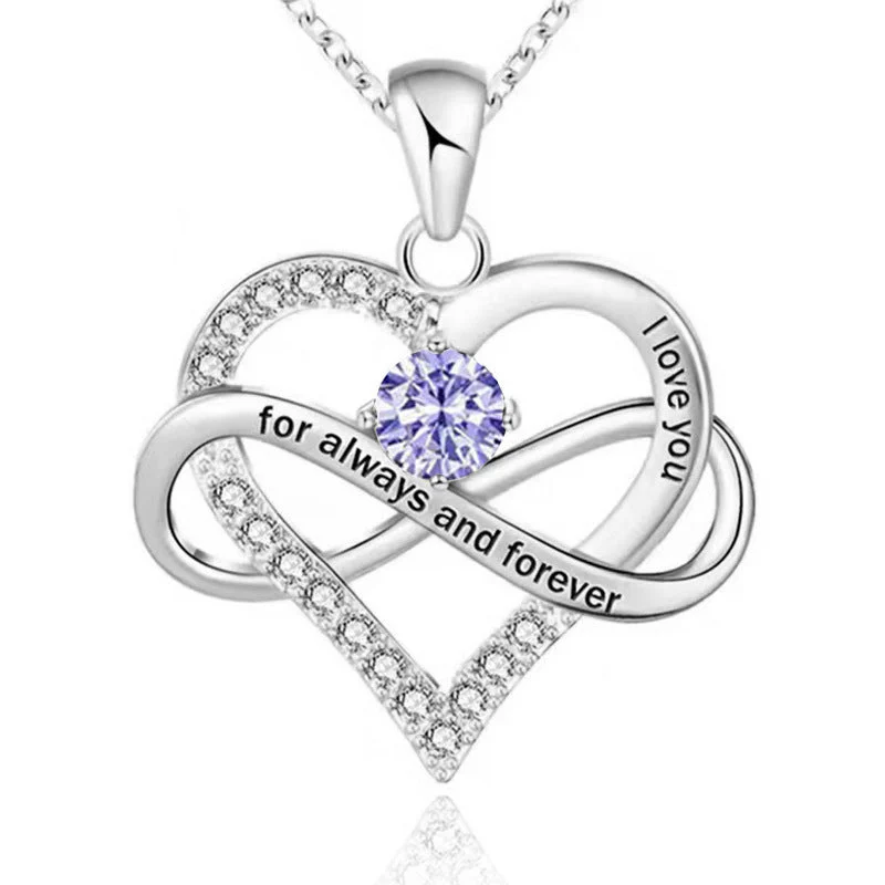 Always and Forever Birthstone Necklace