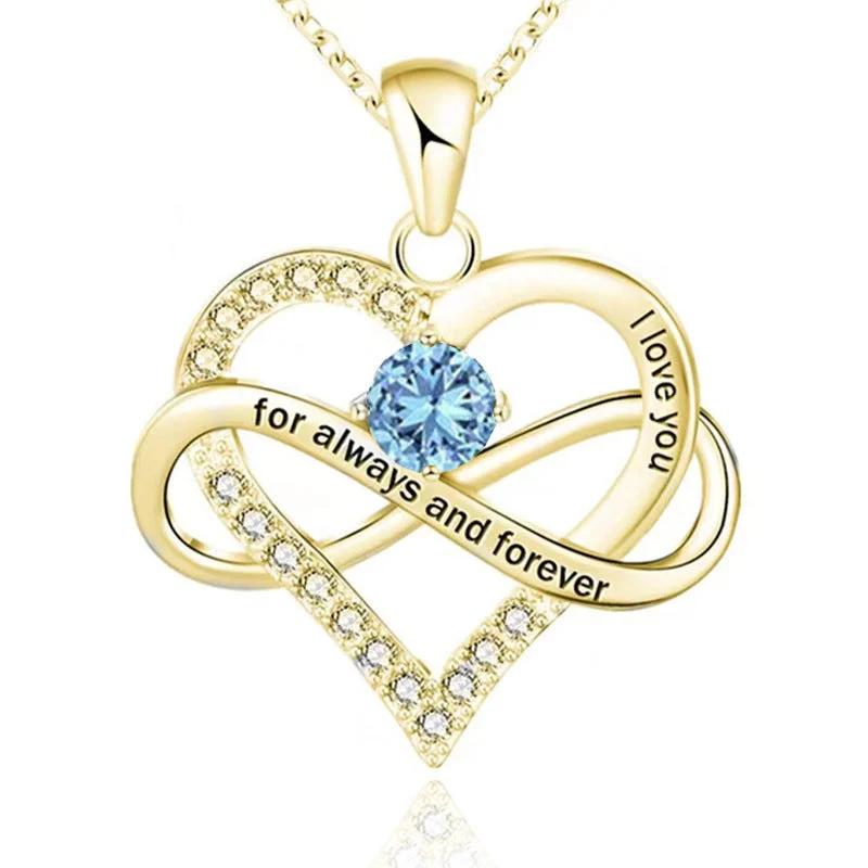 Always and Forever Birthstone Necklace