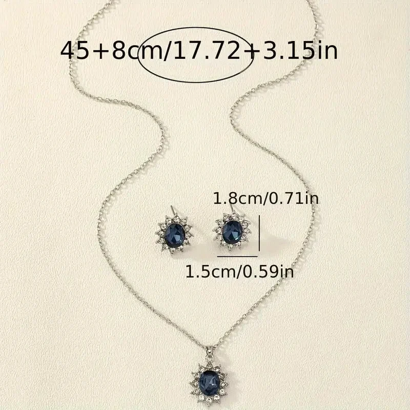 Katya Azuryn Jewelry Set | White Gold