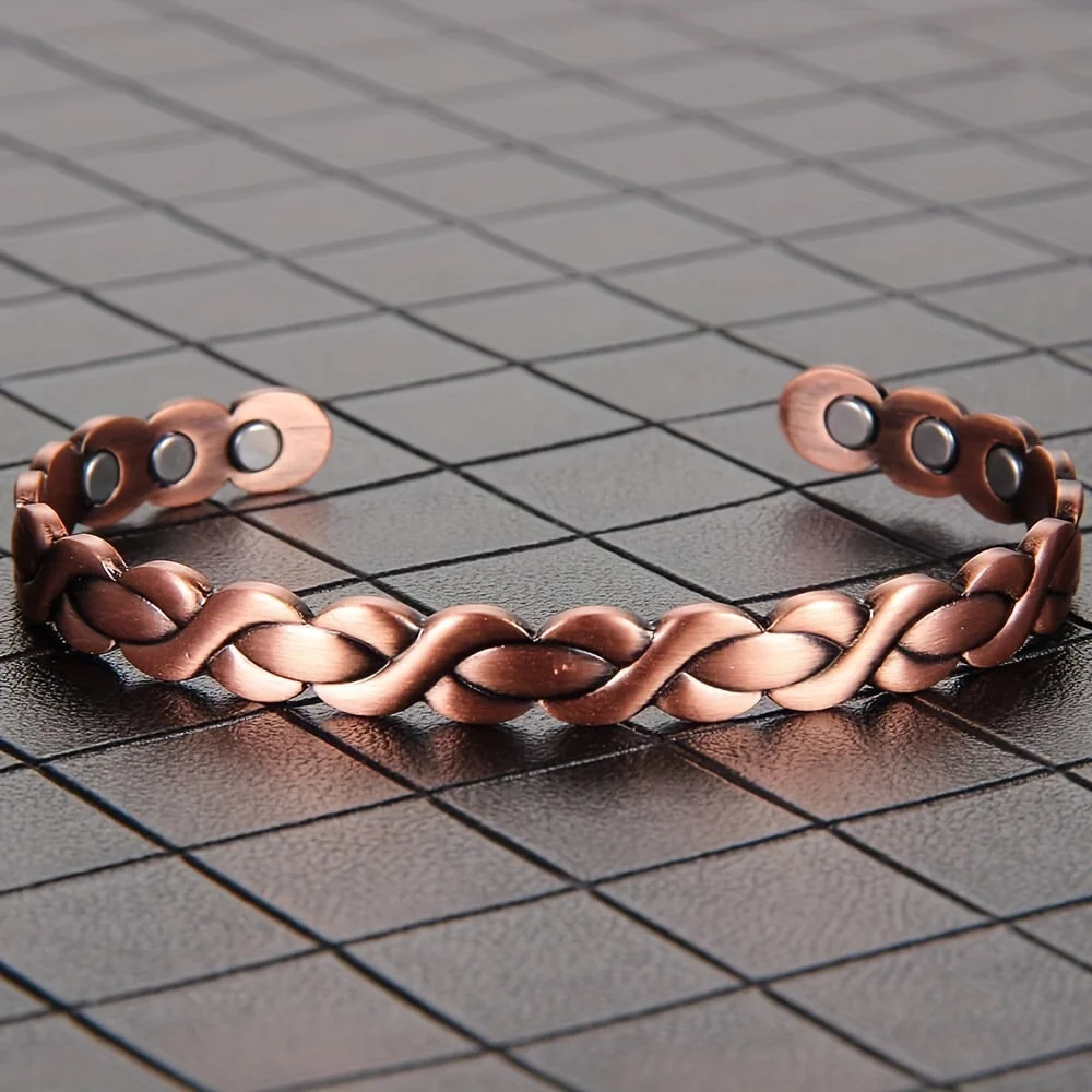Braided Harmony Copper Bracelet
