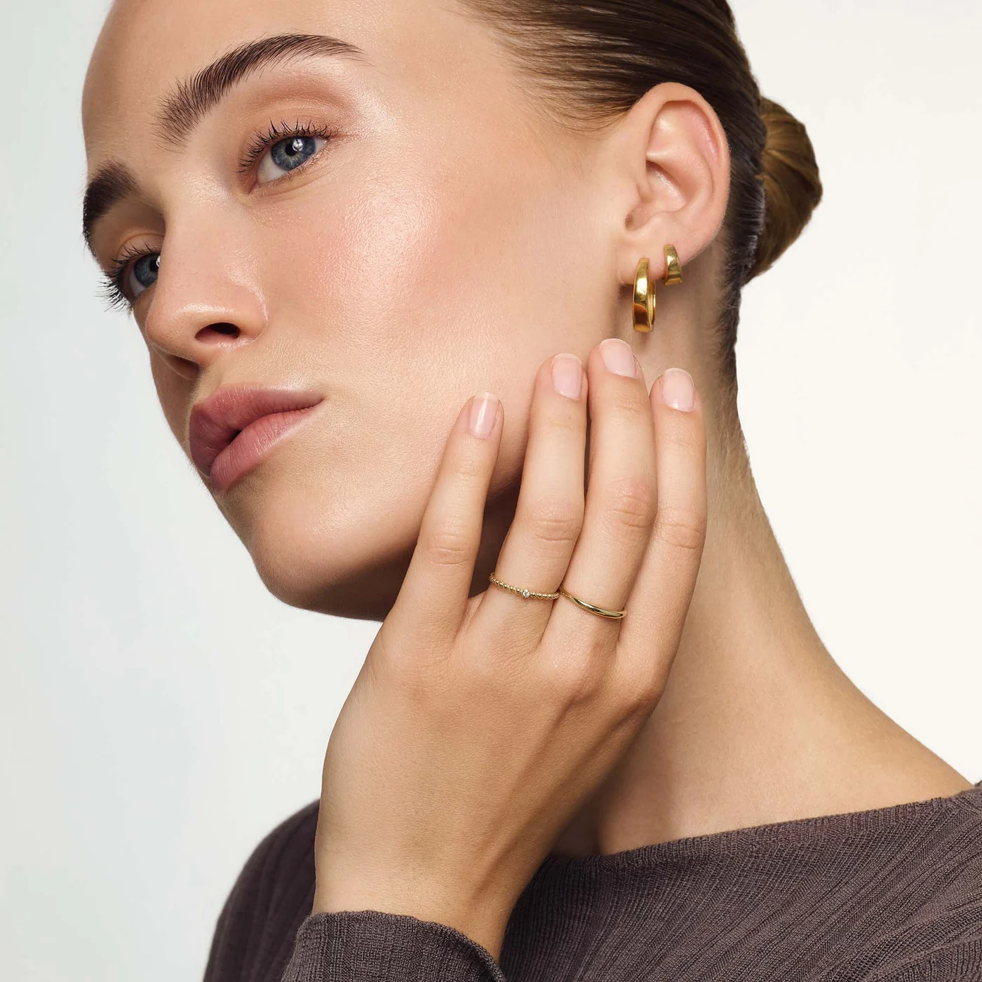 Slim Dome Ring | Gold