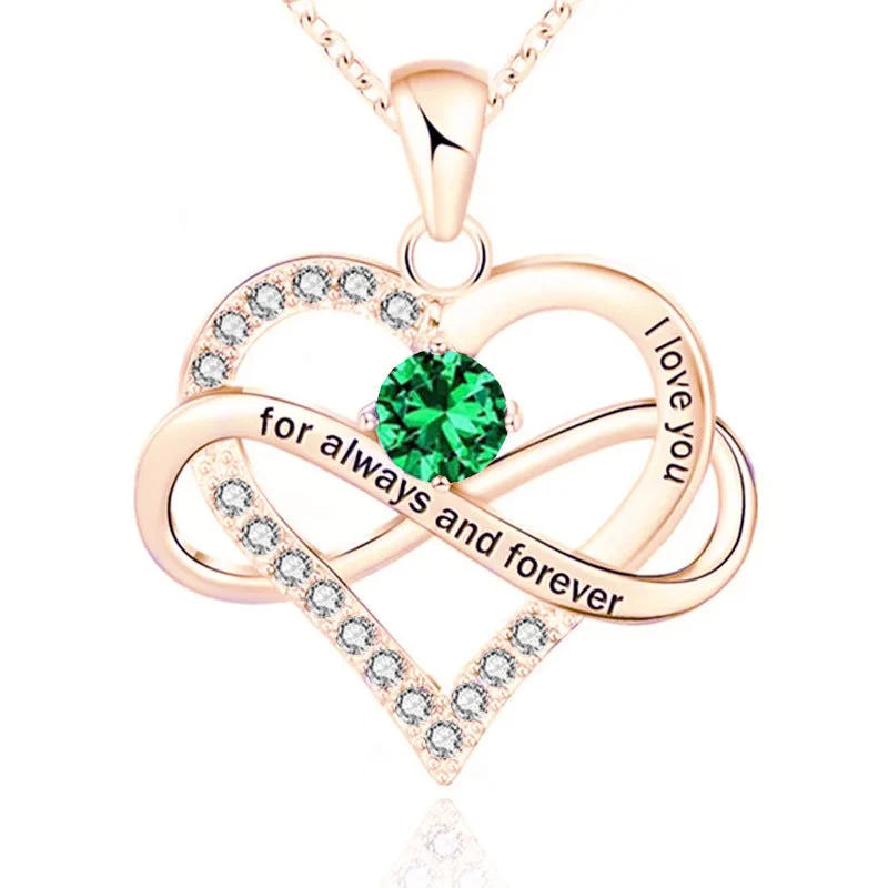 Always and Forever Birthstone Necklace