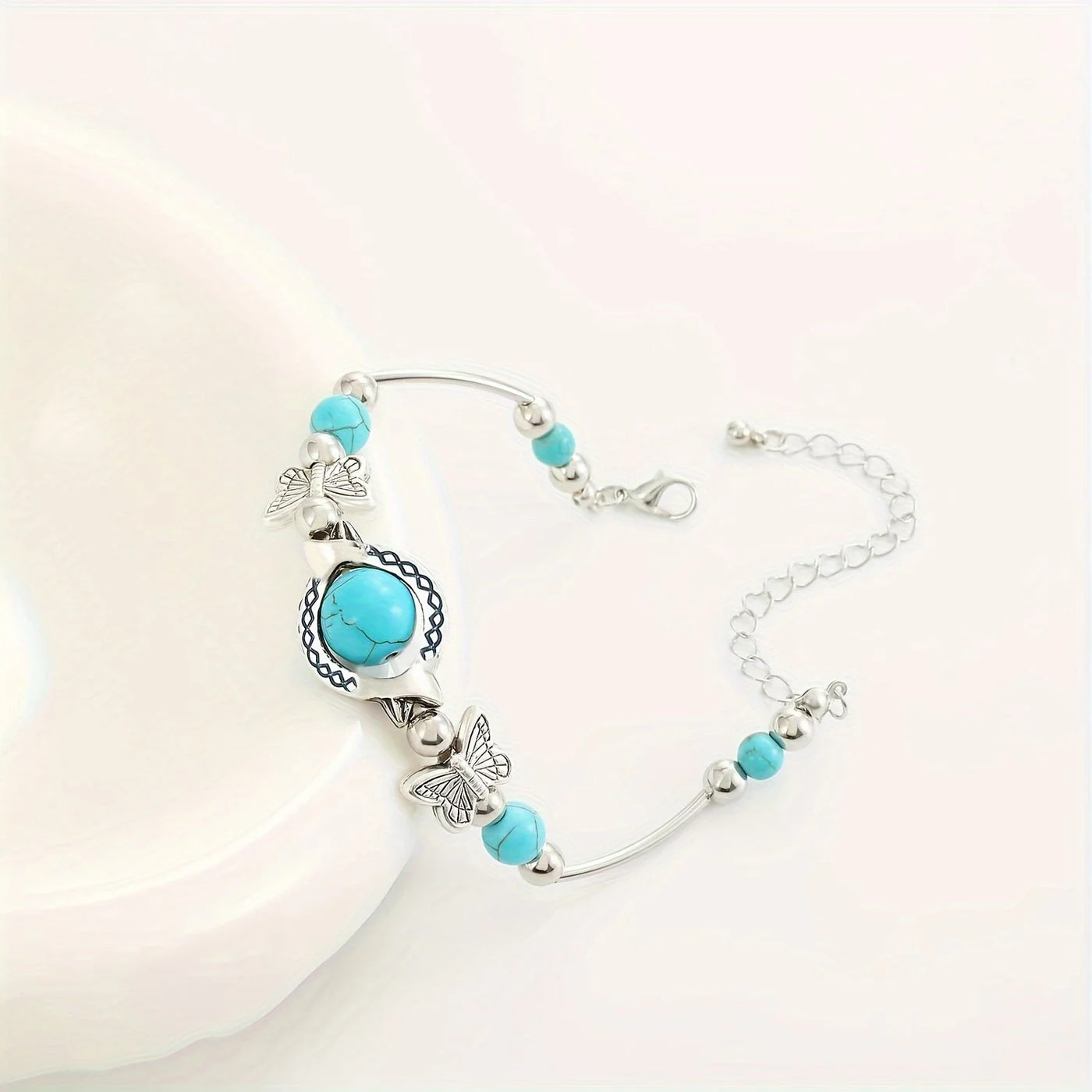 Oasis Butterfly Drift Bracelet | White Gold