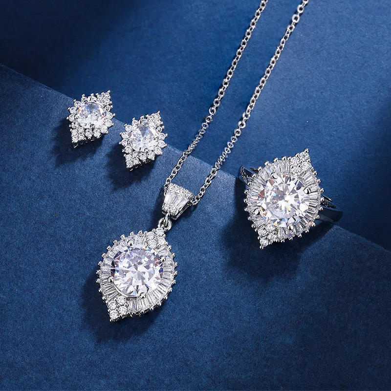 Aria Gaze Set | White Gold
