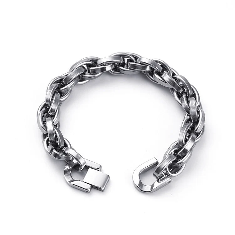 Riven Knox Bracelet | White Gold