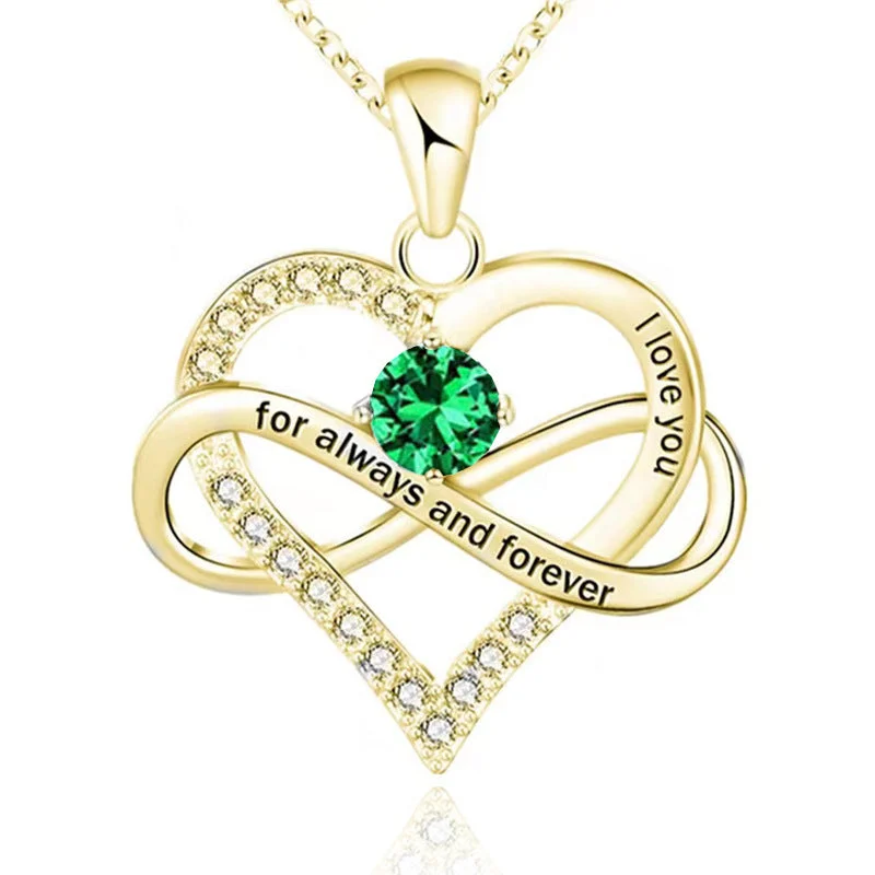 Always and Forever Birthstone Necklace