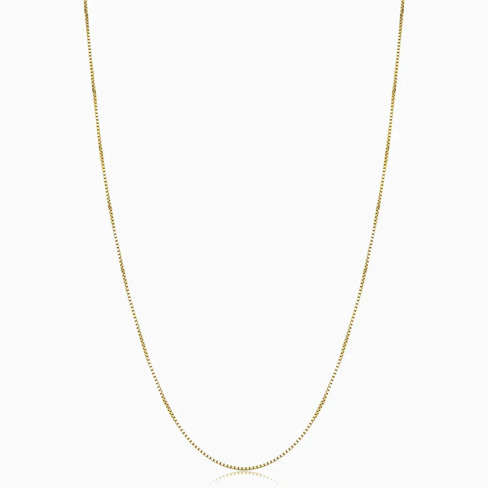 Bodega Box Necklace - Gold