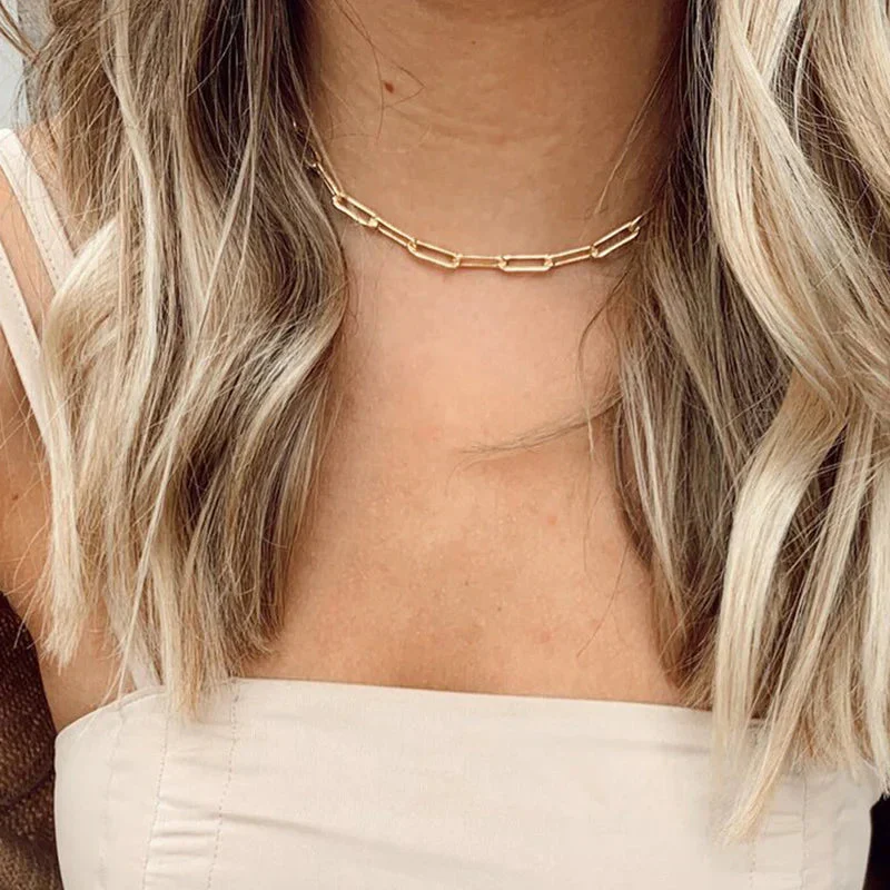 Archen Elegant Chain Necklace | Gold