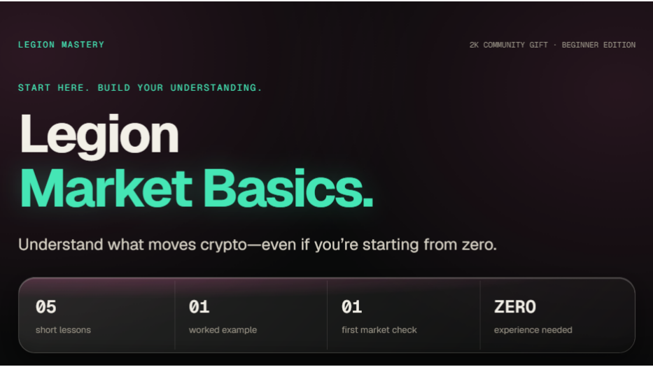 Legion Market Basics