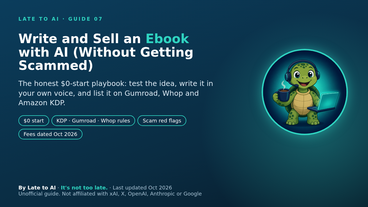 How Can I Write an Ebook with AI?