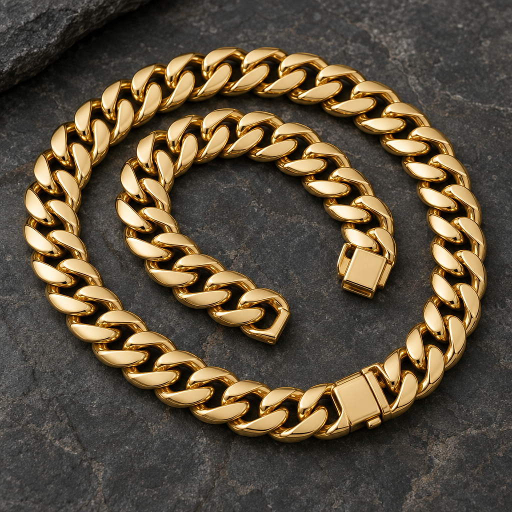 Bold Cuban Chain Necklace