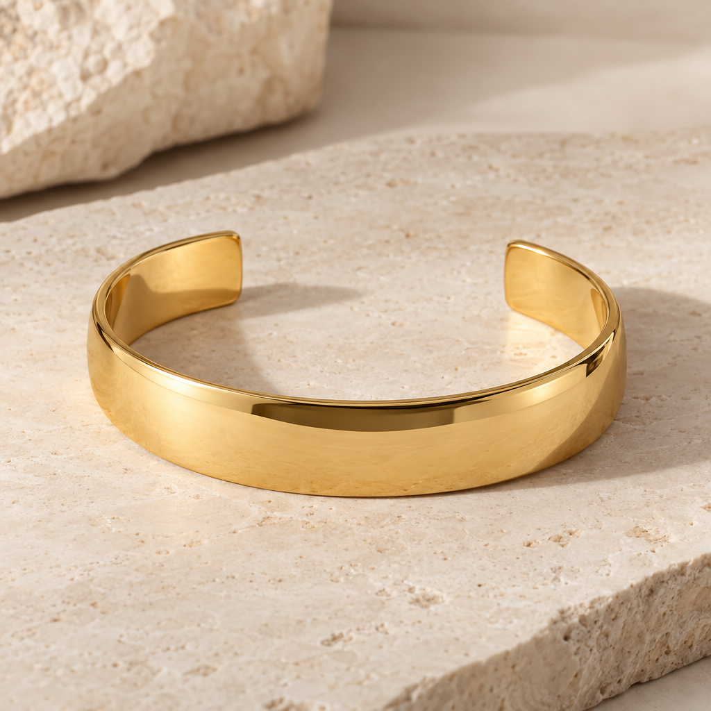 Polished Gold Bracelet