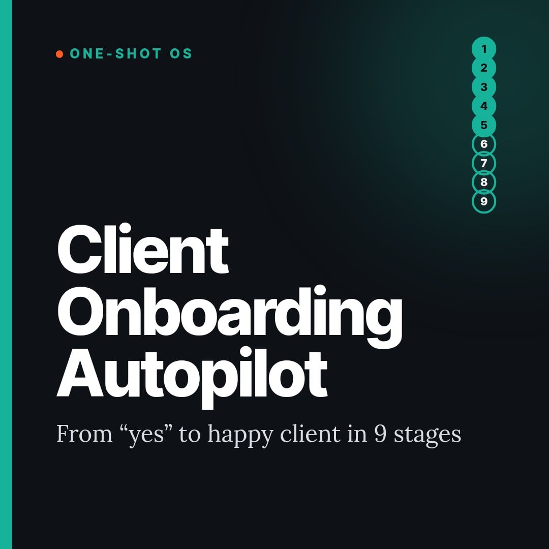 Client Onboarding Autopilot: From "Yes" to Happy Client in 9 Stages