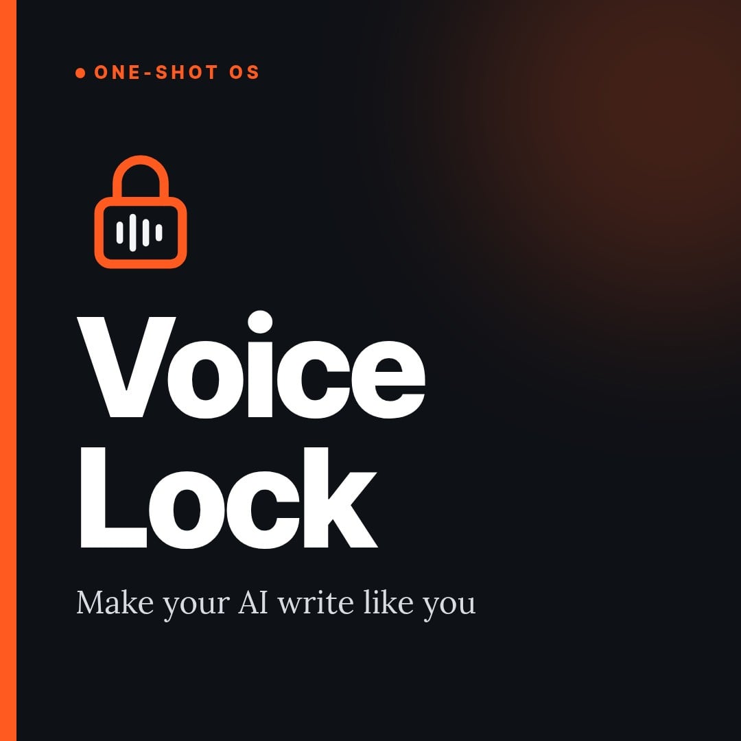 Voice Lock: Make Your AI Write Like You