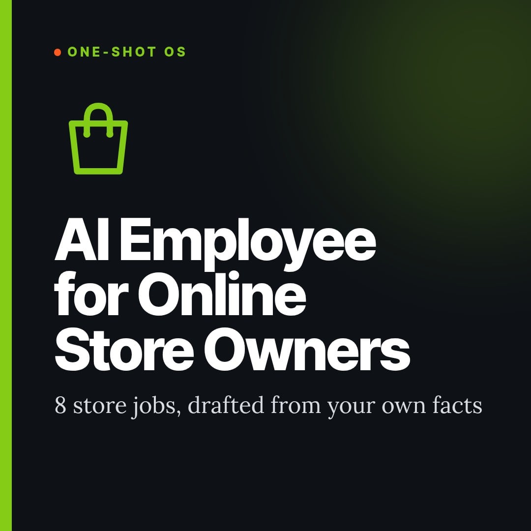 AI Employee for Online Store Owners: 8 Jobs, Store Compliance Checked