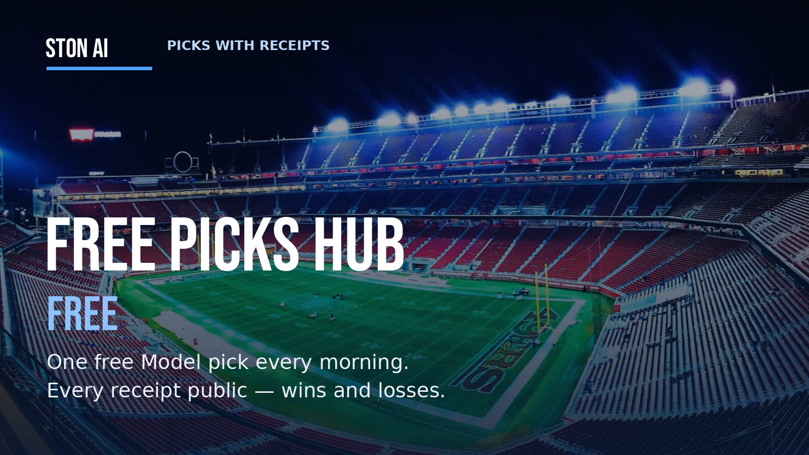 Ston AI — Free Picks Hub