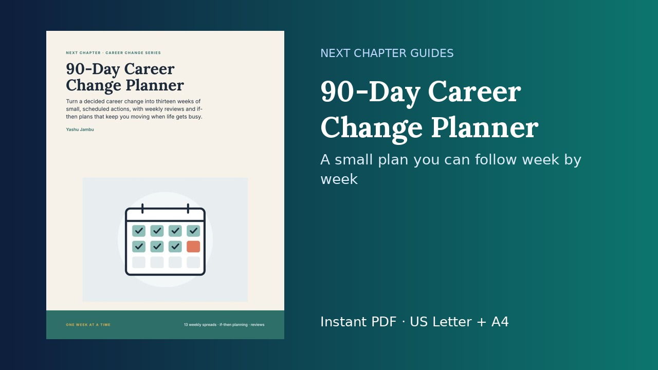 90-Day Career Change Planner