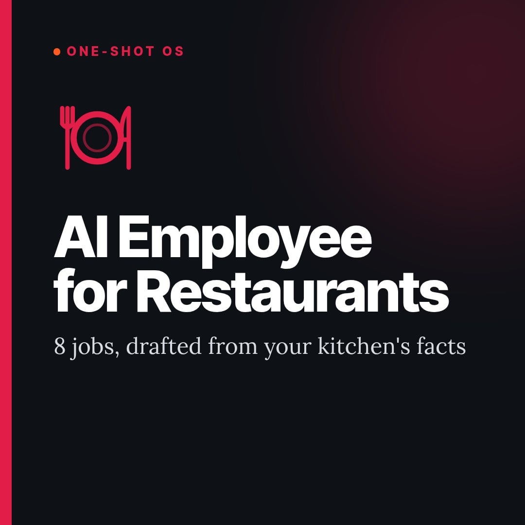 AI Employee for Restaurants: 8 Jobs, Allergen and Claims Checked