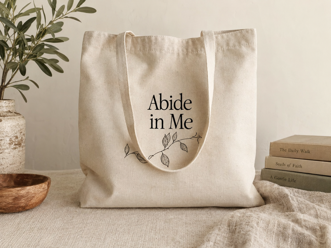 Abide in Me Tote