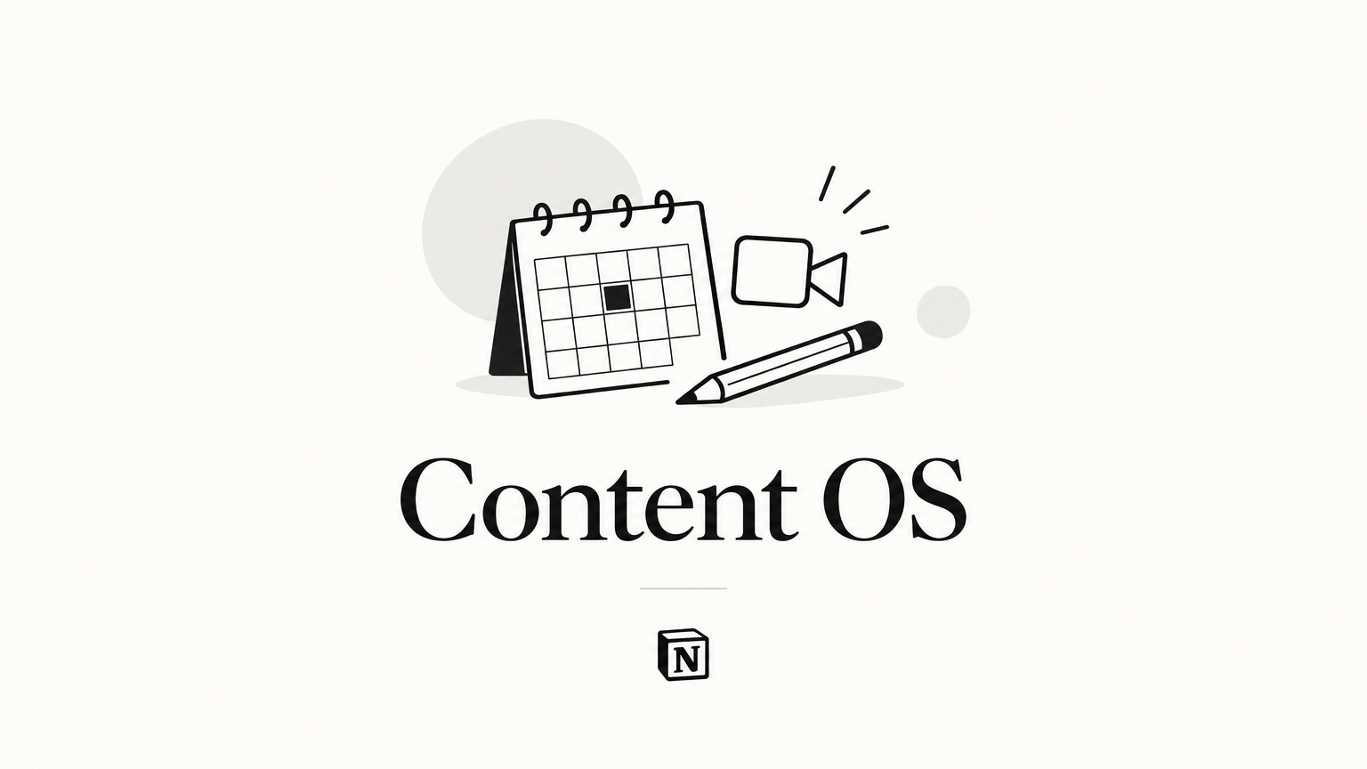 Content OS Notion Template