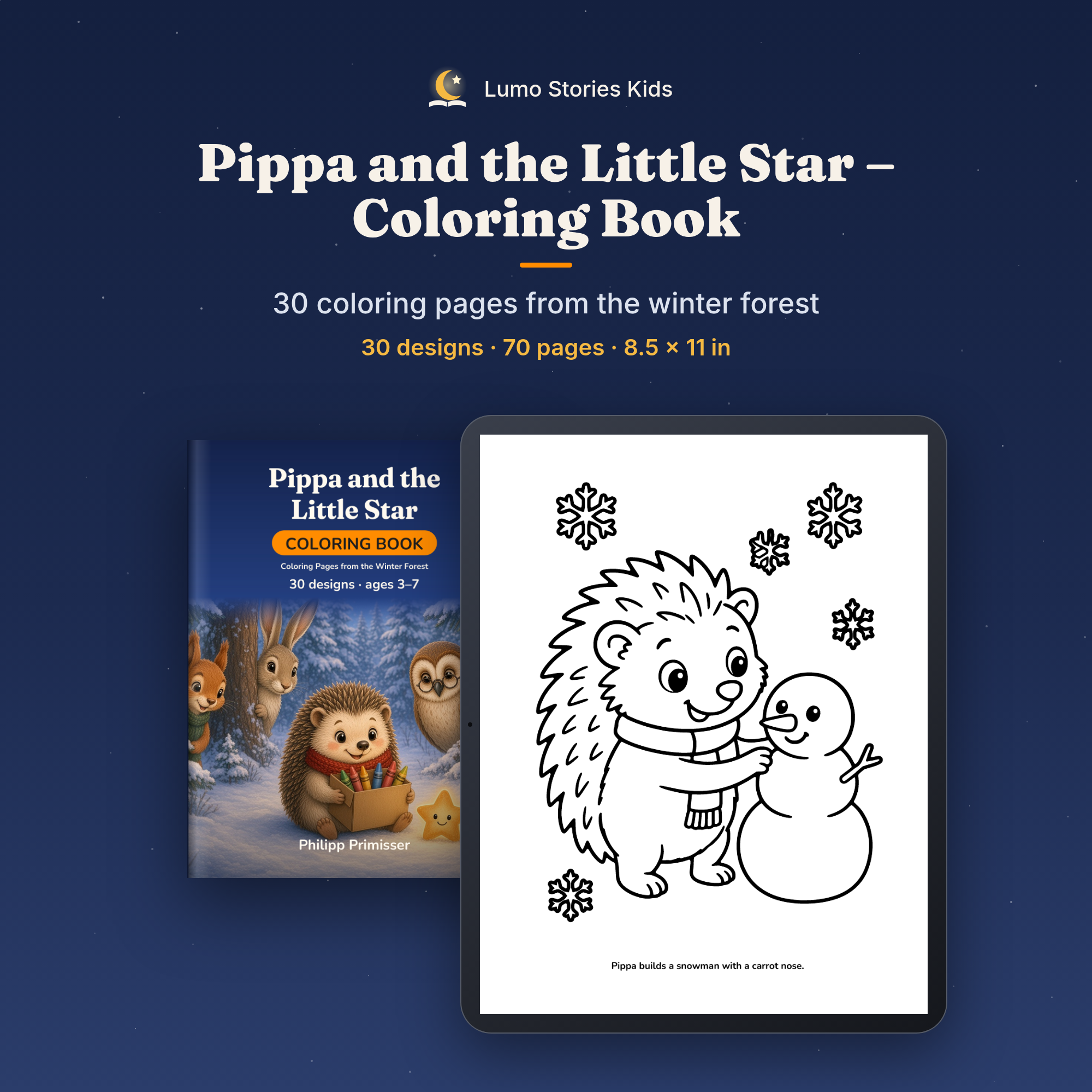 Pippa and the Little Star – The Coloring Book PDF