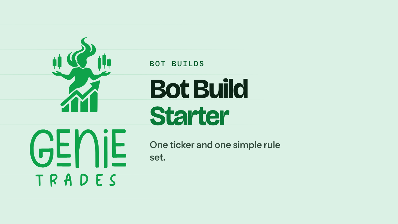 Genie Trades Bot Build - Starter
