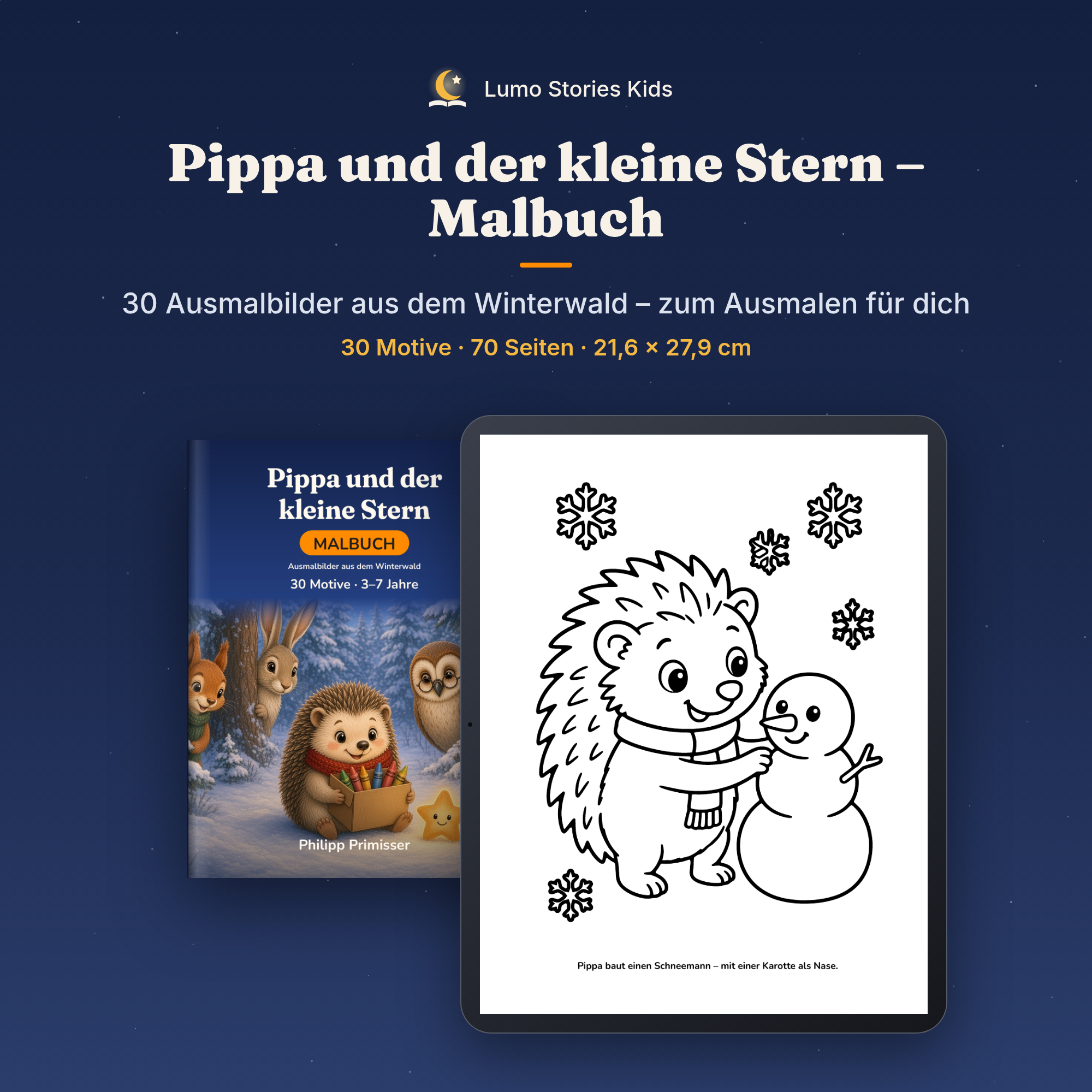 Pippa und der kleine Stern – Das Malbuch PDF